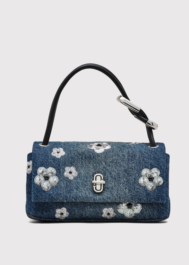 The Sequin Daisy Denim Mini Dual