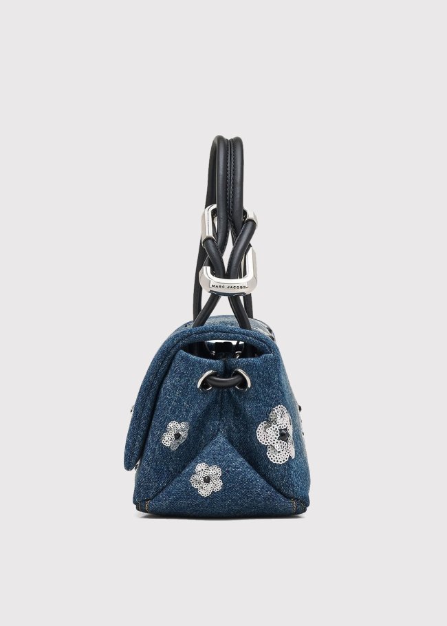 The Sequin Daisy Denim Mini Dual