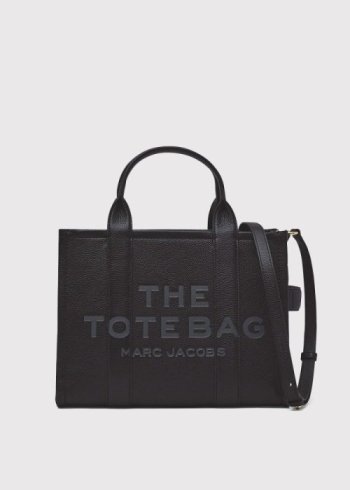 The medium tote black