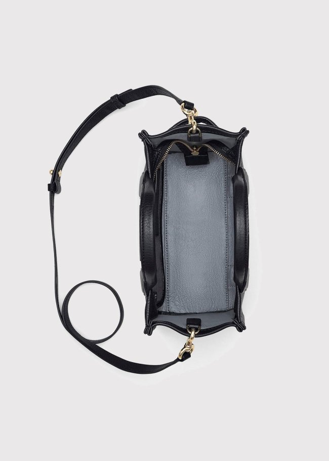 The small tote black