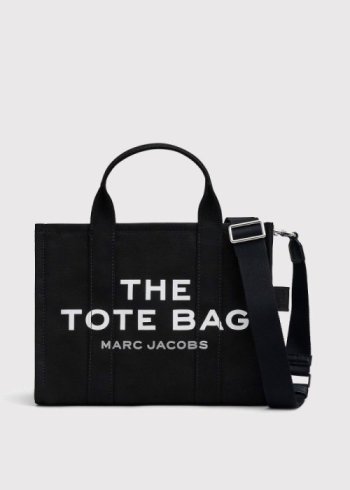 The medium tote black