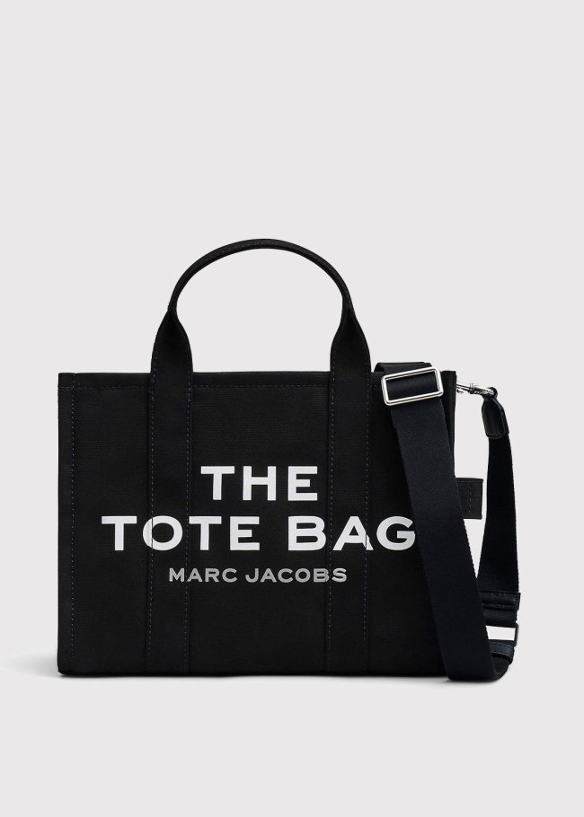 The medium tote black