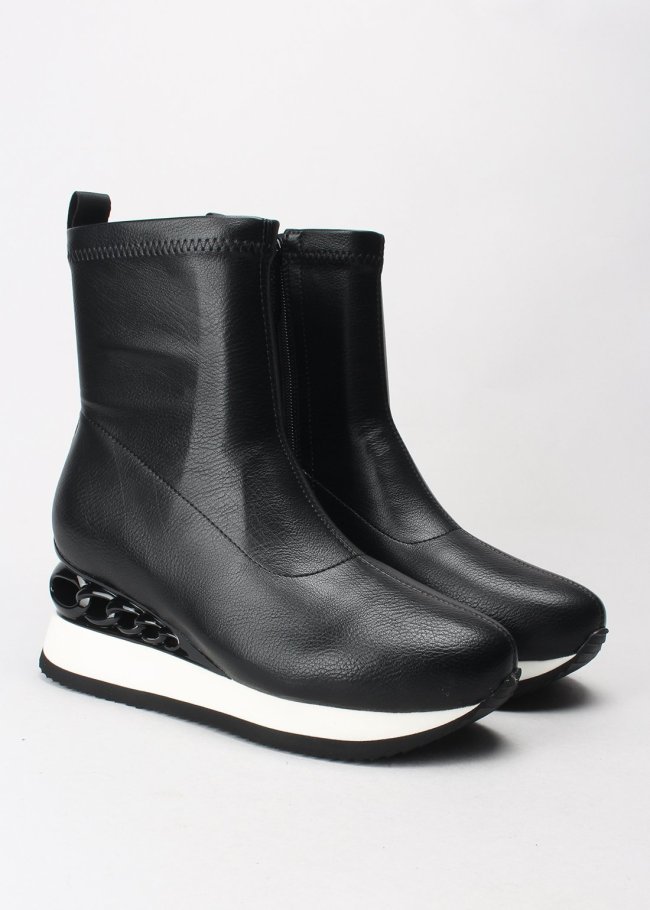 goya botin napa vegana elastica black