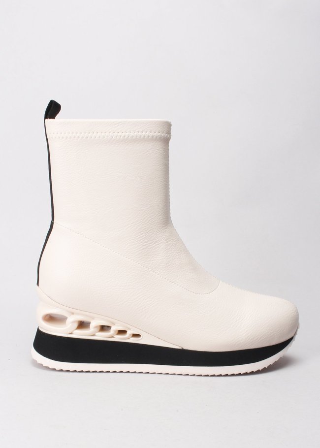 goya botin napa vegana elastica white