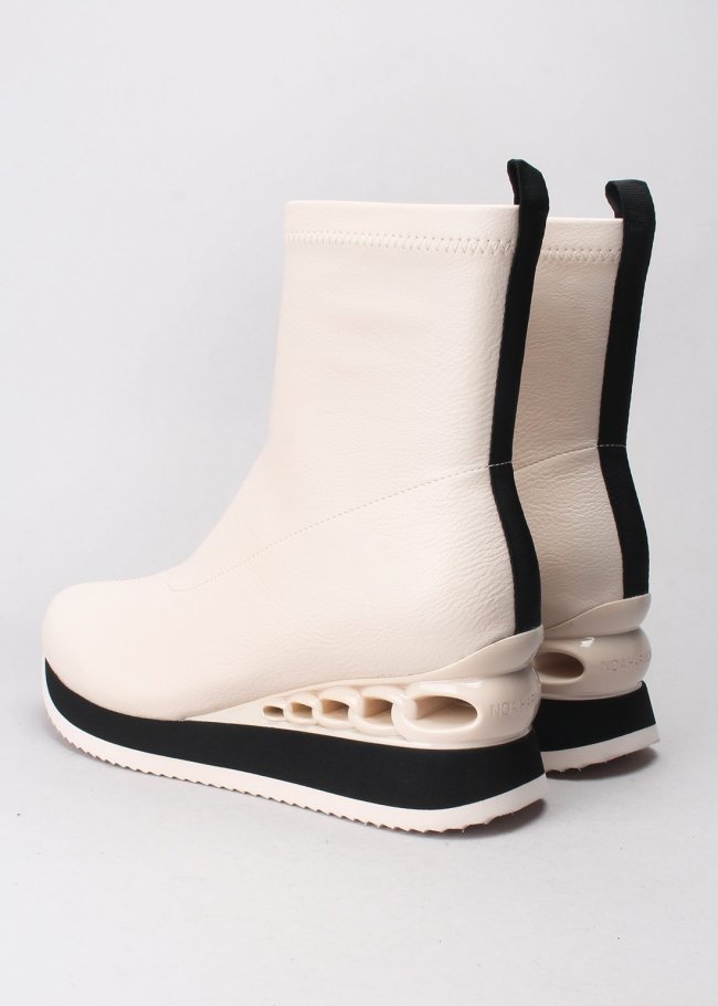 goya botin napa vegana elastica white