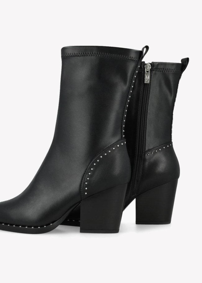 botin napa elastica negra