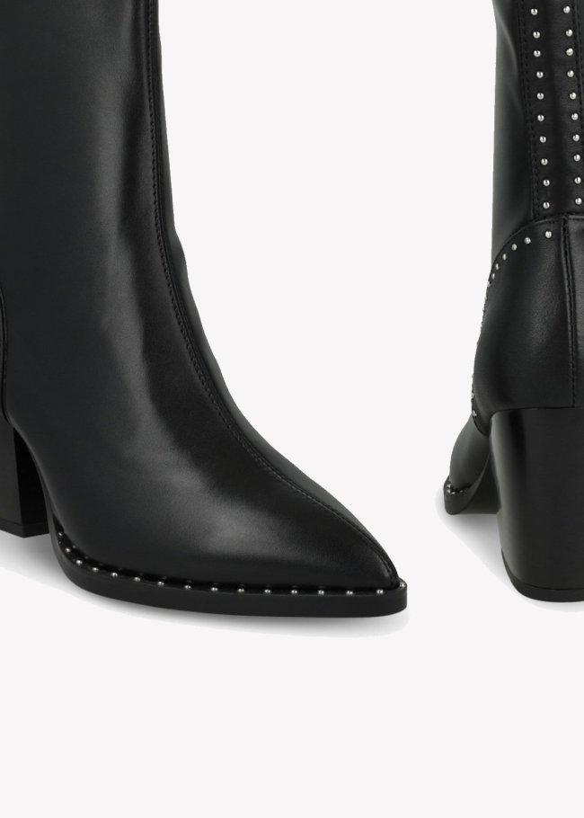 botin napa elastica negra