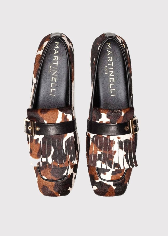 rubicone mocasin flecos marron