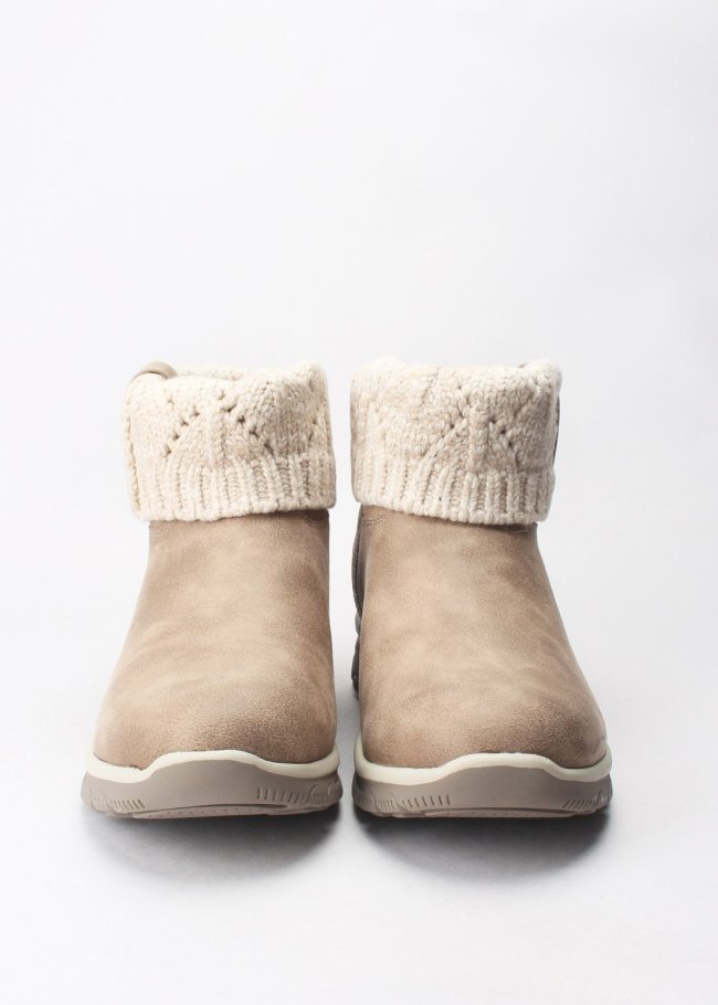 depotiva botin slip-ins taupe