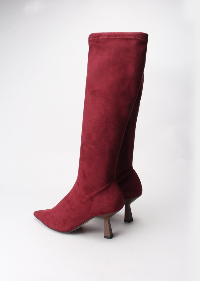 bota stretch etan burdeos