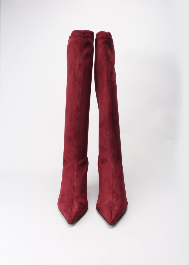 bota stretch etan burdeos