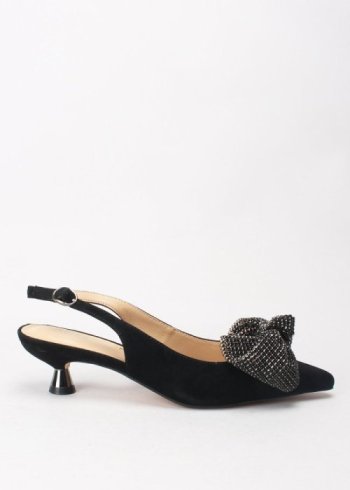 salon lazo suede negro