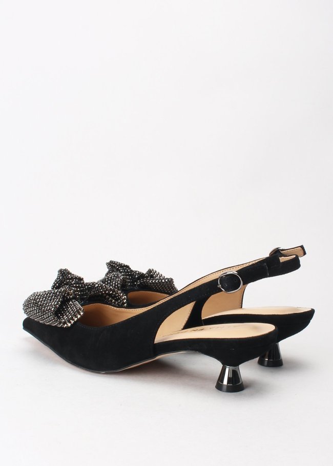 salon lazo suede negro