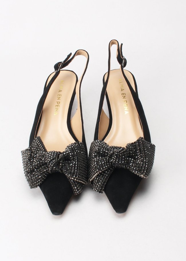 salon lazo suede negro