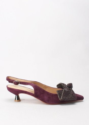 salon lazo suede wine