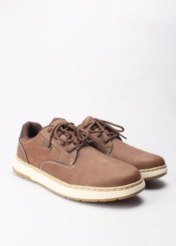 deportiva round toe brown 2