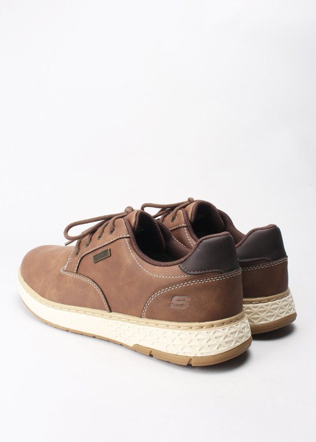 deportiva round toe brown