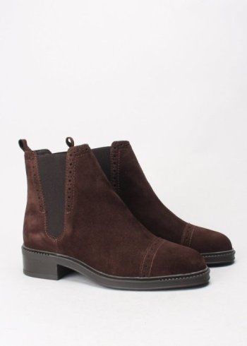 botin serraje chocolate 2