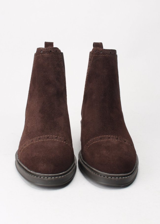 botin serraje chocolate