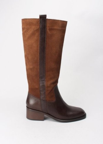 bota ciervo serraje marron