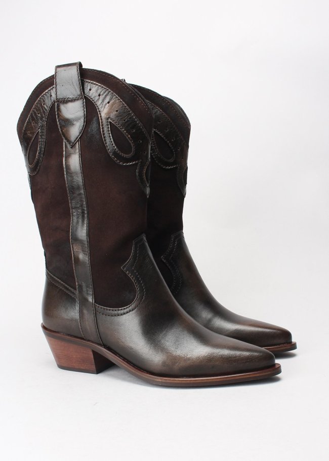 bota pulido serraje chocolate