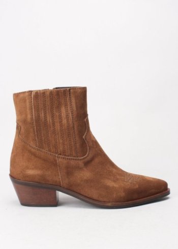 botin serraje marron