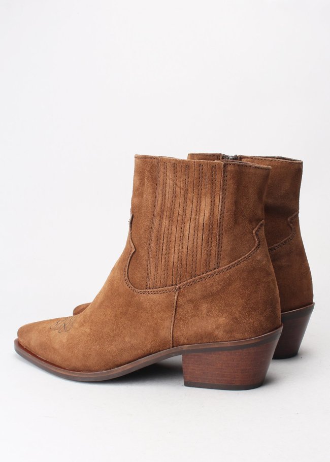 botin serraje marron