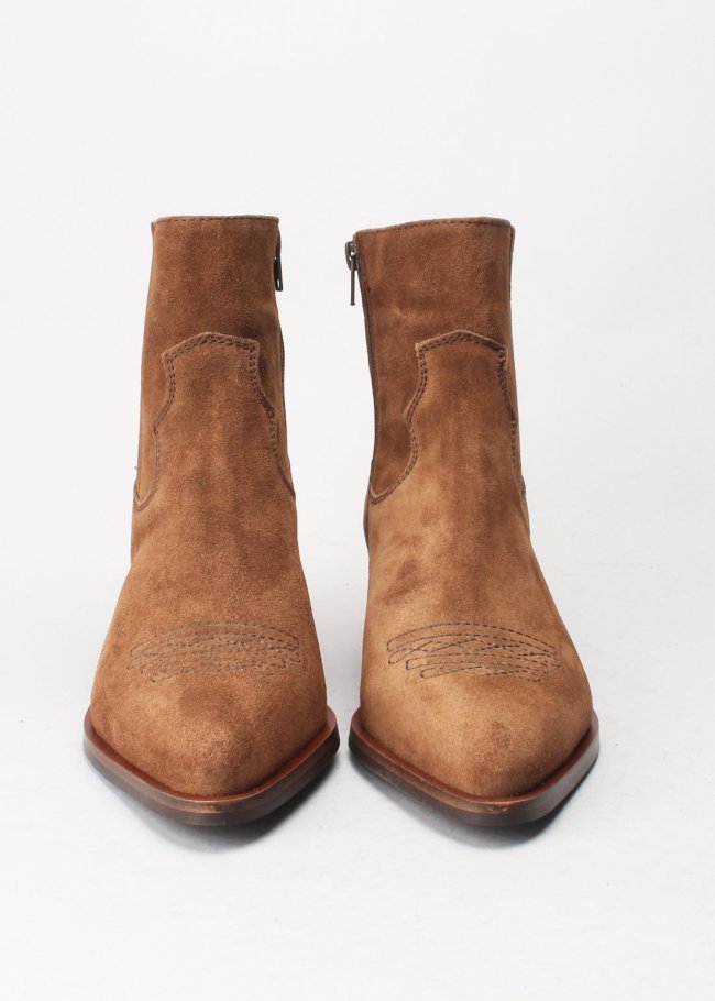 botin serraje marron