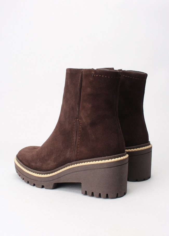 botin serraje chocolate