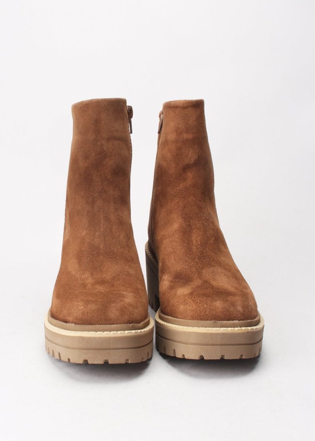 botin serraje marron