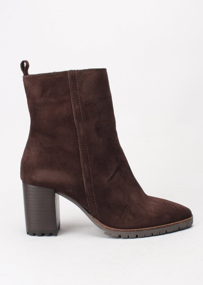 botin serraje chocolate