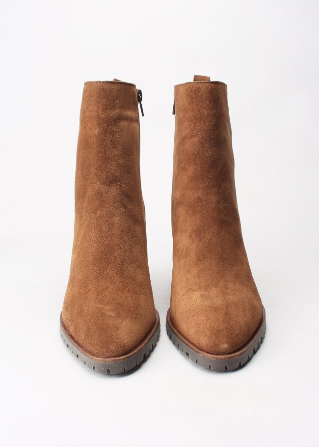 botin serraje marron