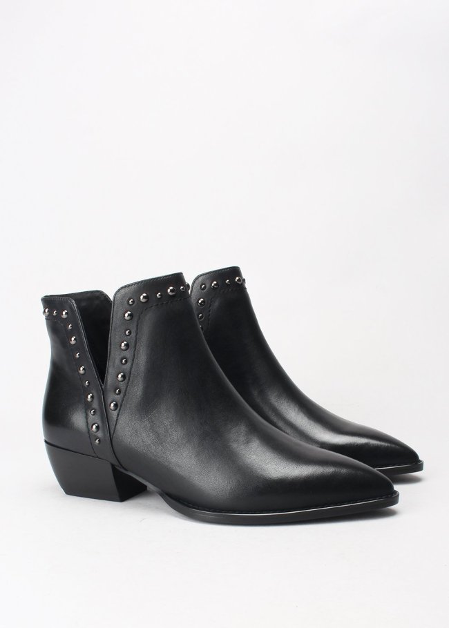 botin tachas napa negro
