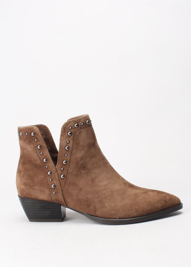 botin tachas serraje taupe