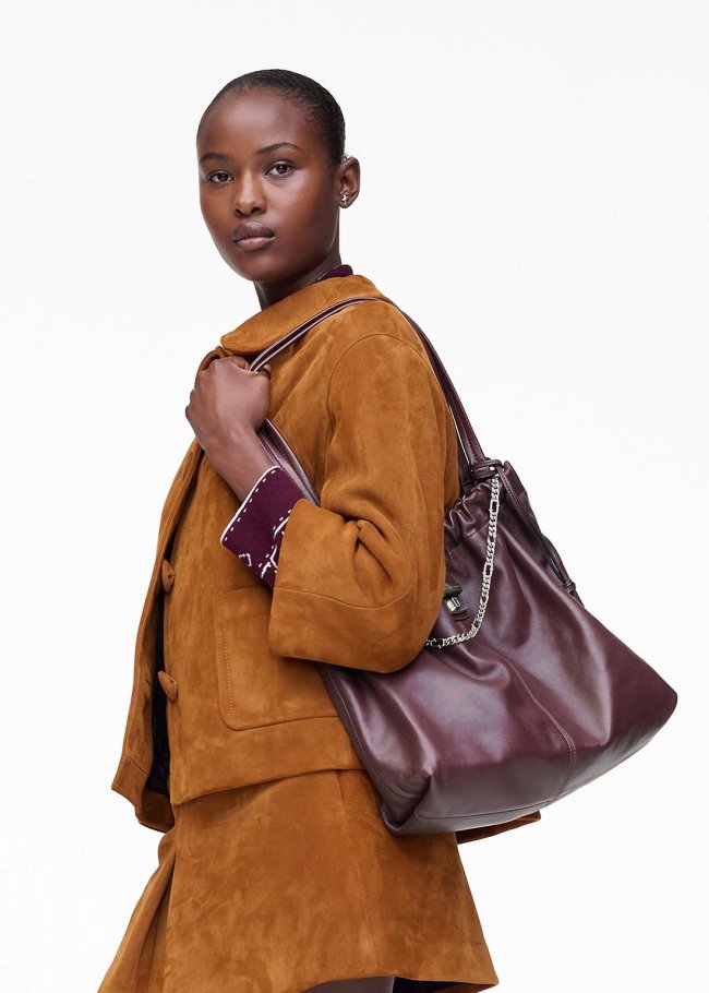 the tote dark plum 510