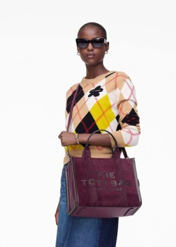 the medium tote dark plum 510 2