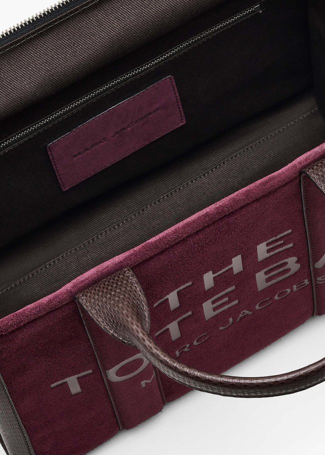 the medium tote dark plum 510