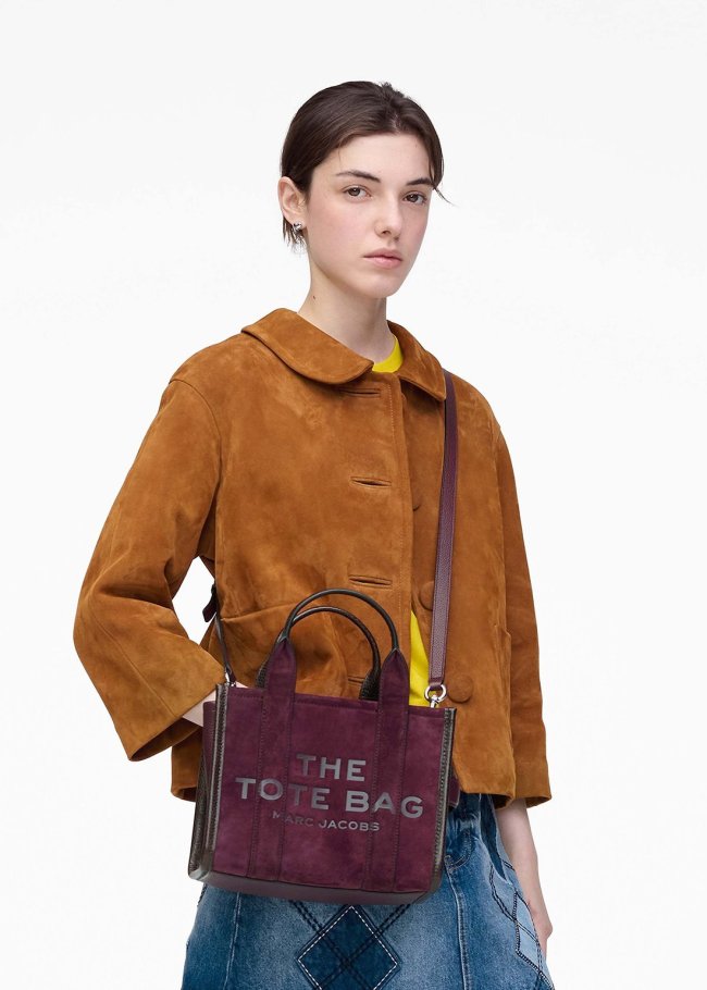 the small tote dark plum 510