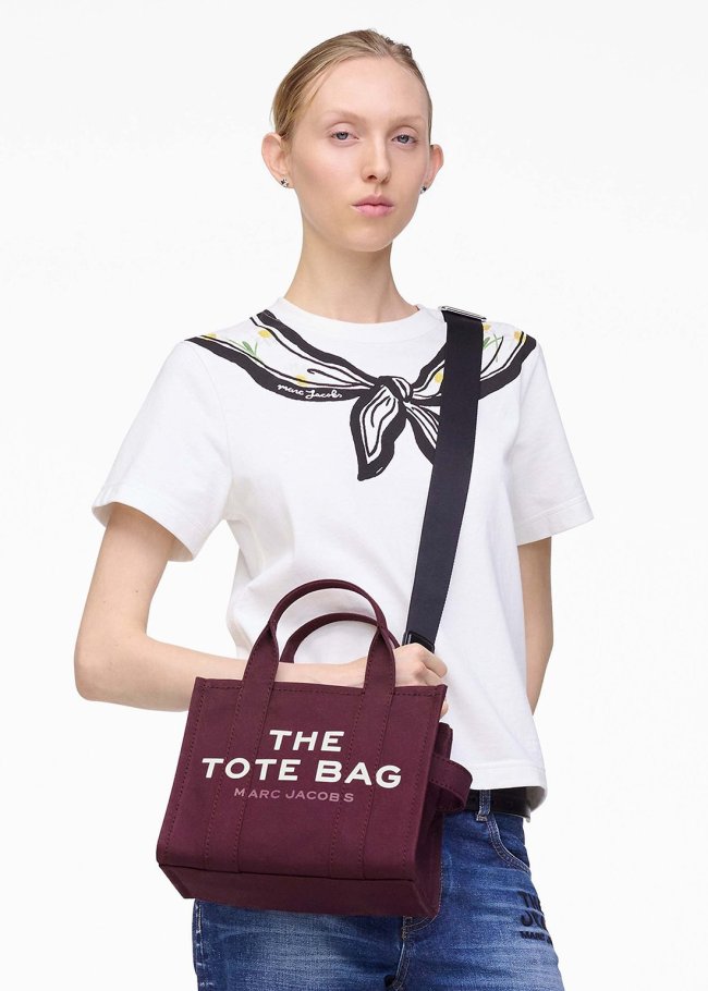 the small tote dark plum 510