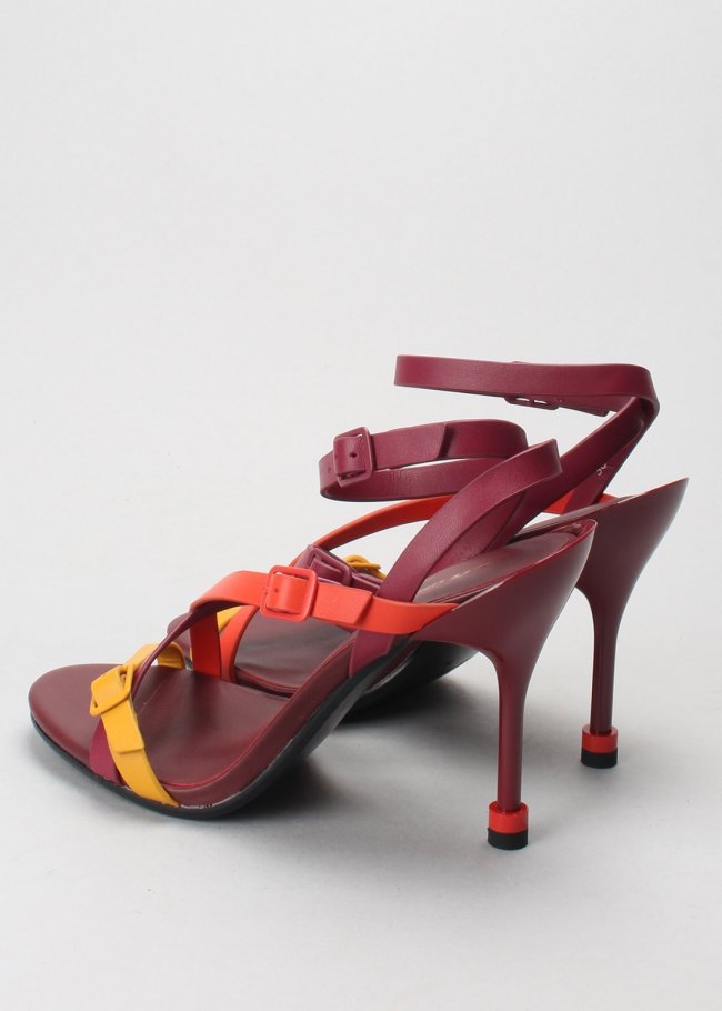 sandalia mod sia strappy  color lava