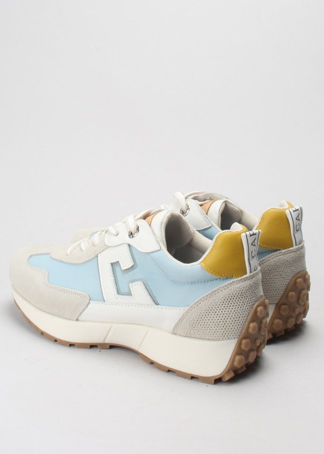 deportiva nylon combinacion jeans