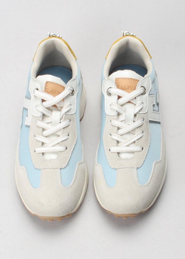 deportiva nylon combinacion jeans