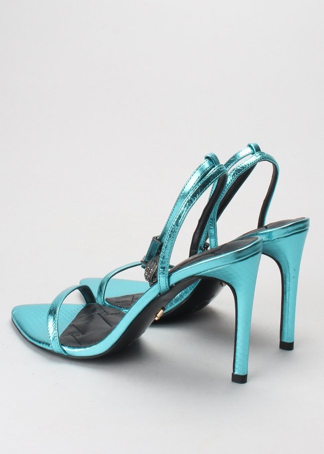 sandalia shoreditch 87 teal snake print