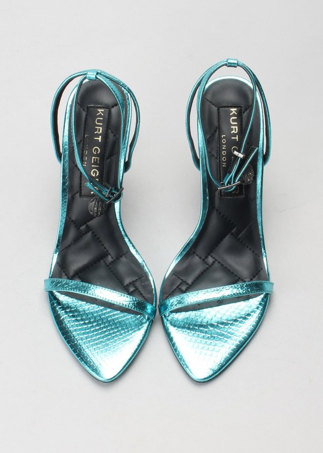 sandalia shoreditch 87 teal snake print