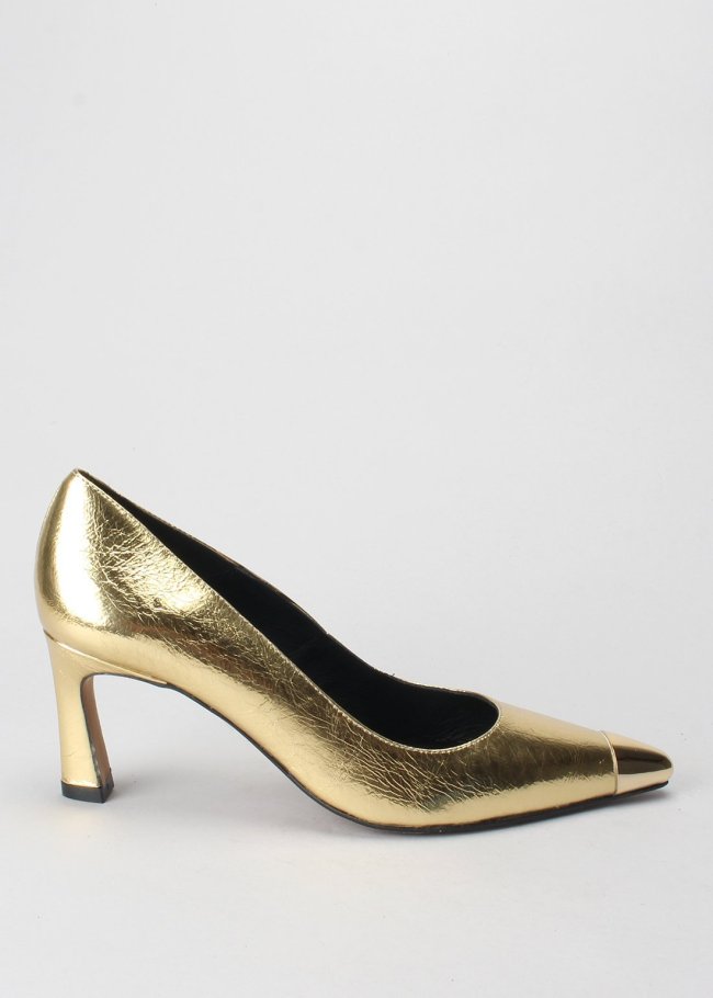 salon metal oro puntera oro