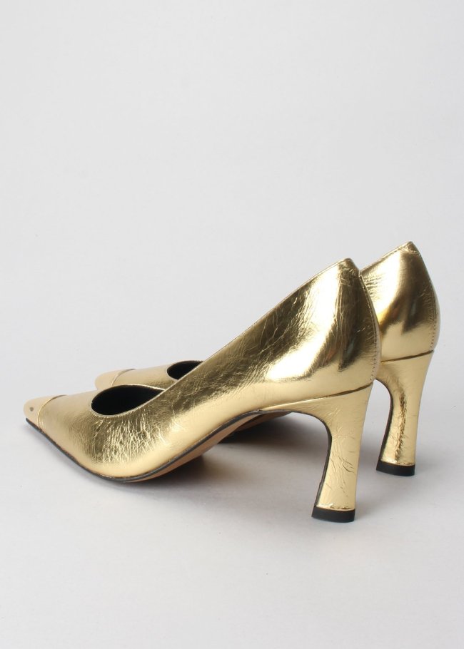 salon metal oro puntera oro