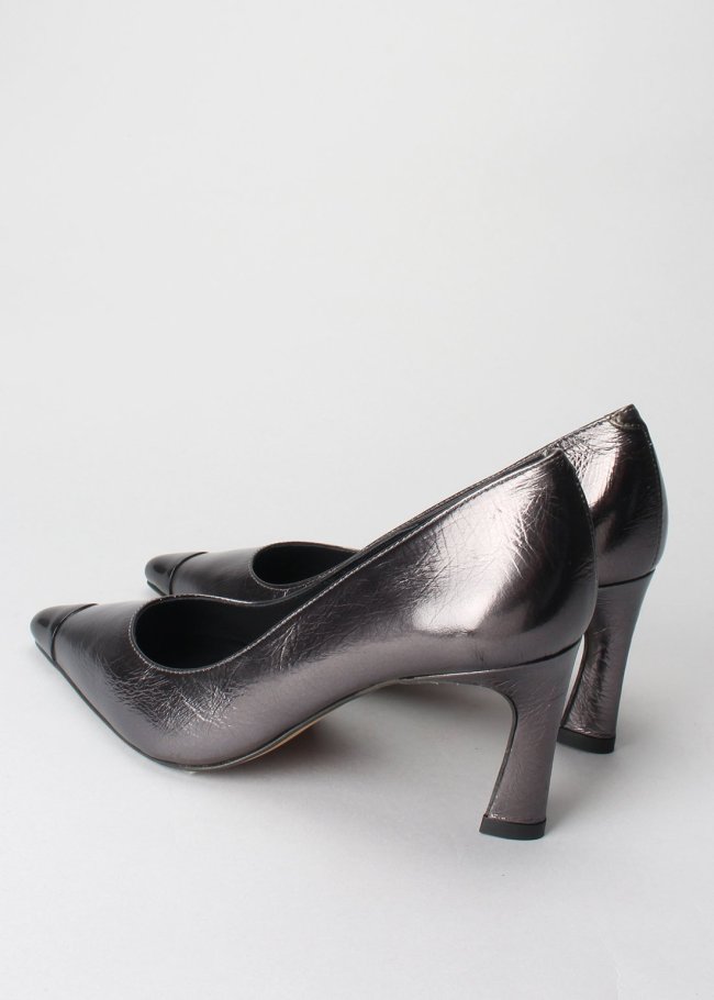 salon metal plomo puntera niquel