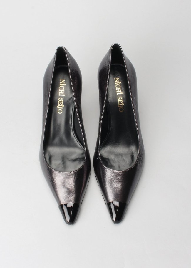 salon metal plomo puntera niquel