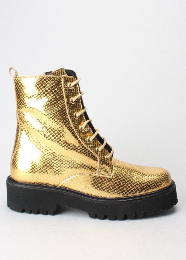 botin serpiente palat old gold