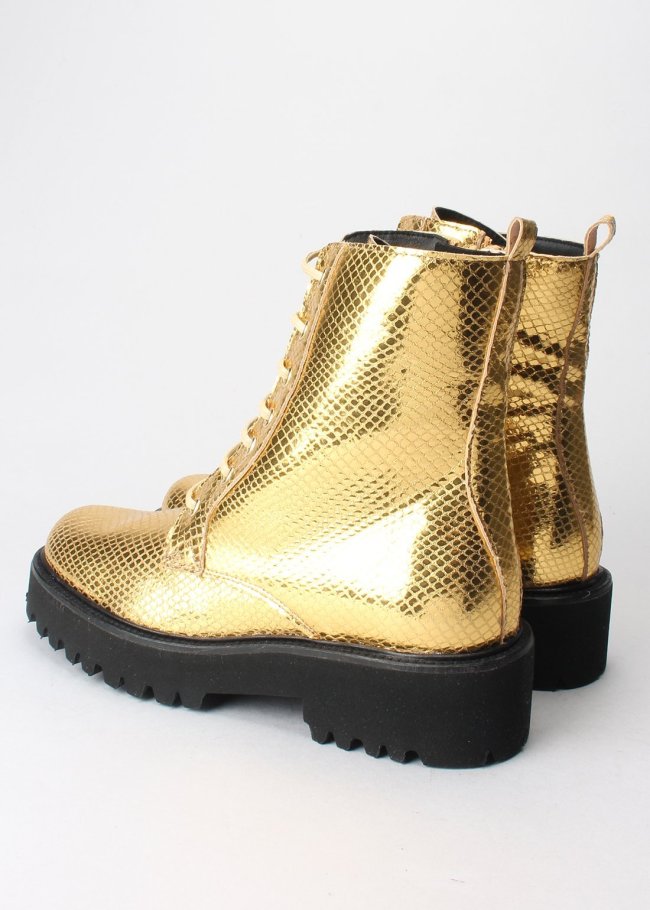 botin serpiente palat old gold